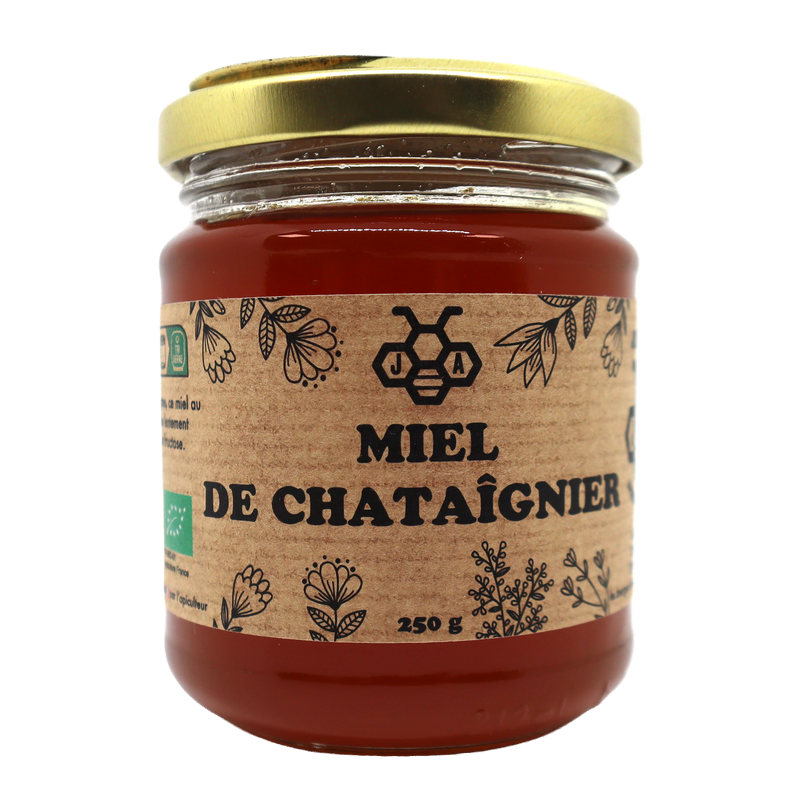 Miel de Châtaignier bio 250g | Mas des agriculteurs