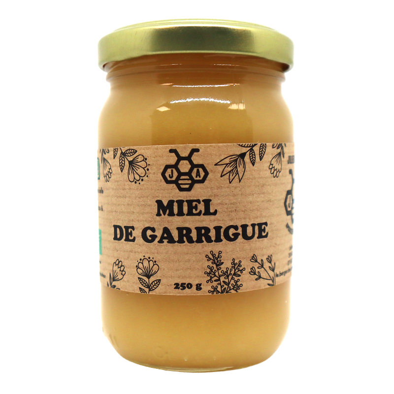 Miel de Garrigue bio 250g | Mas des agriculteurs