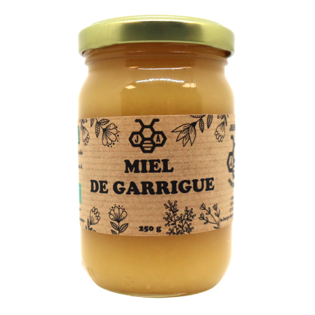 Miel de Garrigue bio 250g | Mas des agriculteurs