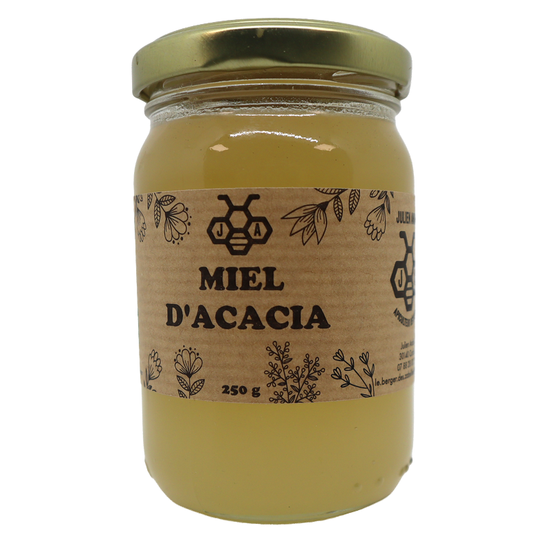 Miel d'Acacia bio 250g | Mas des agriculteurs