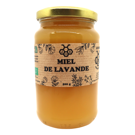 Miel de Lavande bio 500g | Mas des agriculteurs