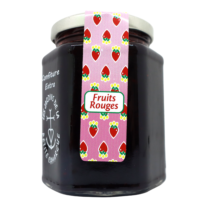 Confiture Fruits rouges 370g | Mas des agriculteurs