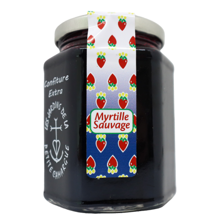 Confiture Myrtille sauvage 370g | Mas des agriculteurs