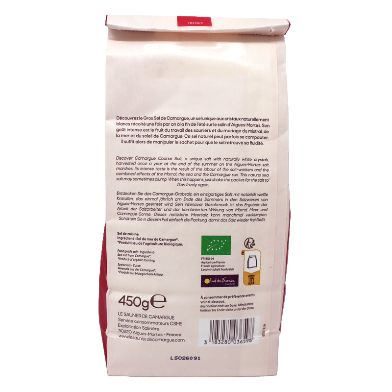 Gros sel de Camargue 450g | Mas des agriculteurs
