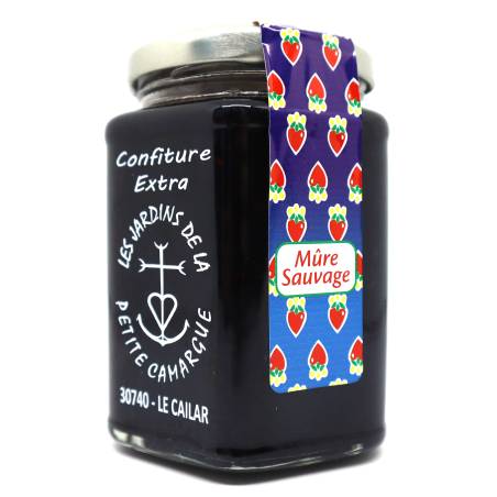 Confiture Mûre sauvage 370g | Mas des agriculteurs
