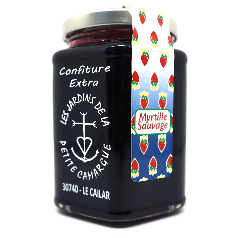 Confiture Myrtille sauvage 370g | Mas des agriculteurs
