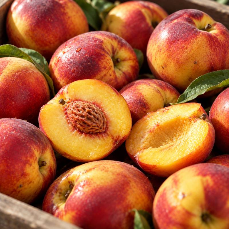 nectarine jaune locale les nogarettes beaucaire gard nimes