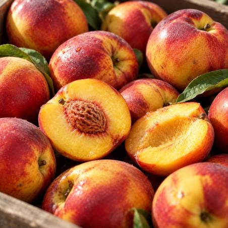 nectarine jaune locale les nogarettes beaucaire gard nimes