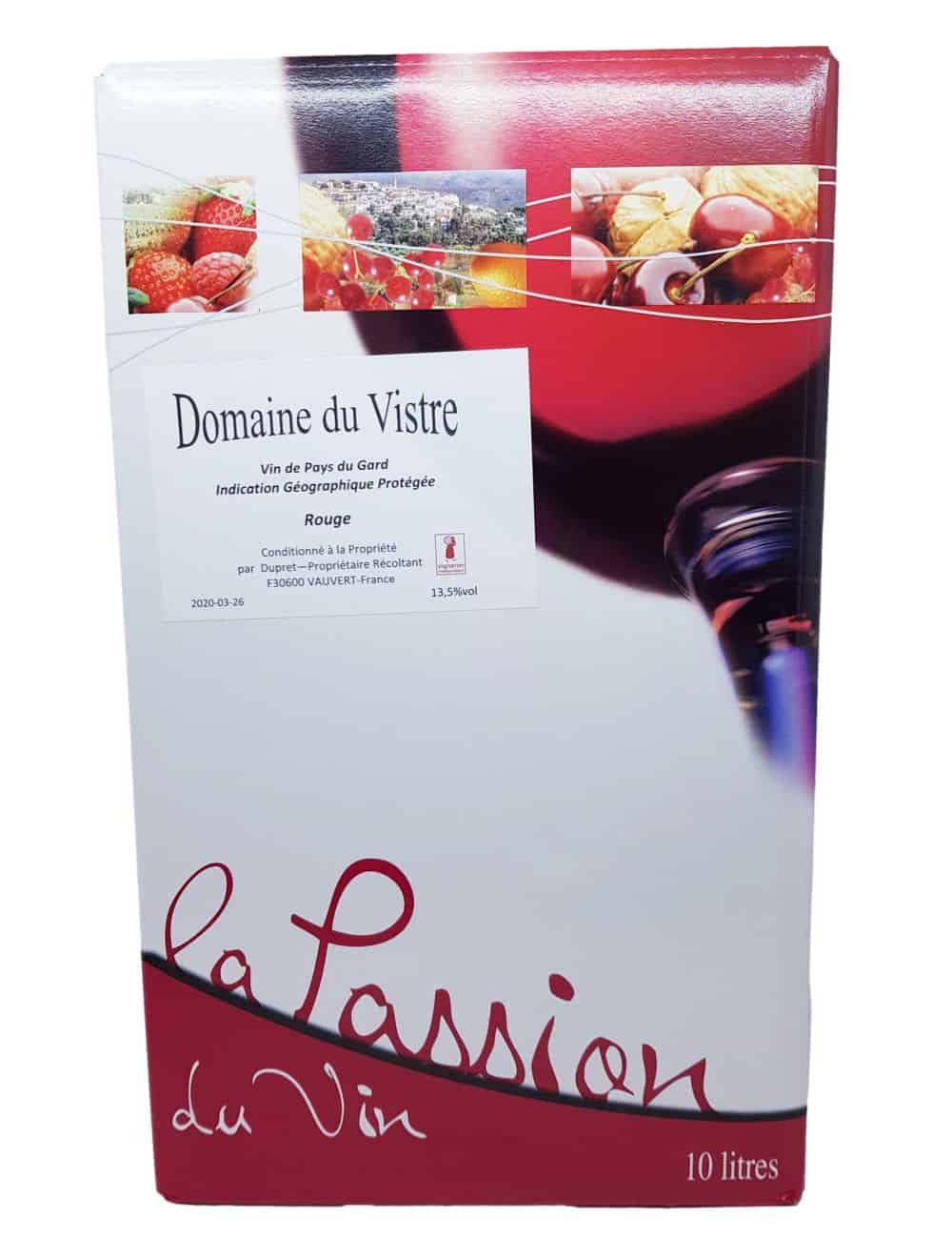 BIB Rouge - 10L - Domaine du Vistre