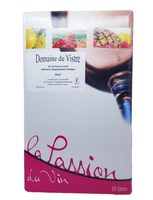 BIB Rosé 10L - Domaine du Vistre
