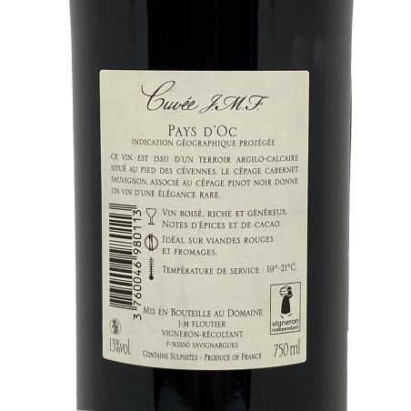 Cuvée JMF 75cl - Domaine du Grand Chemin
