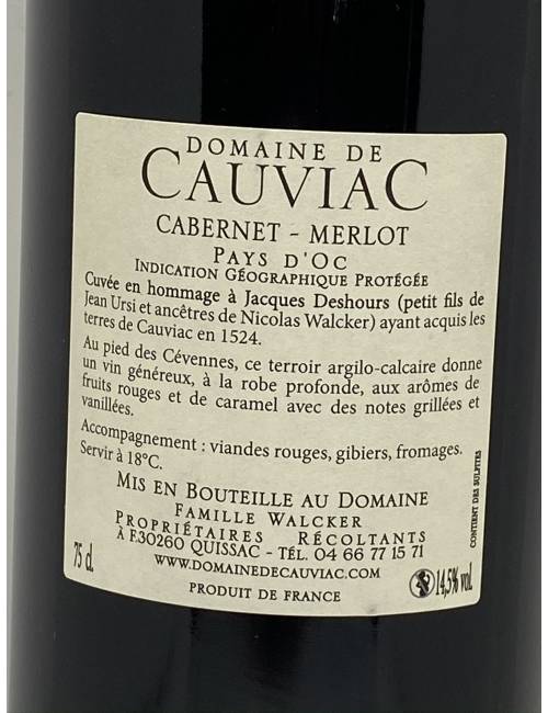 Terra Oursy rouge 75cl - Domaine de Cauviac