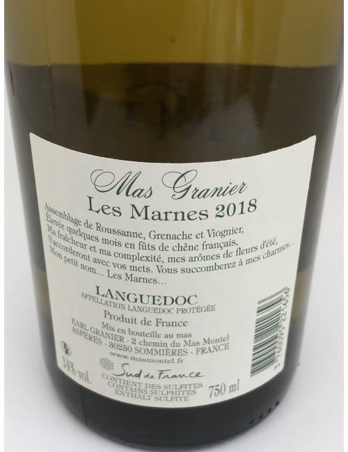 Les Marnes 75 cl - Mas Granier