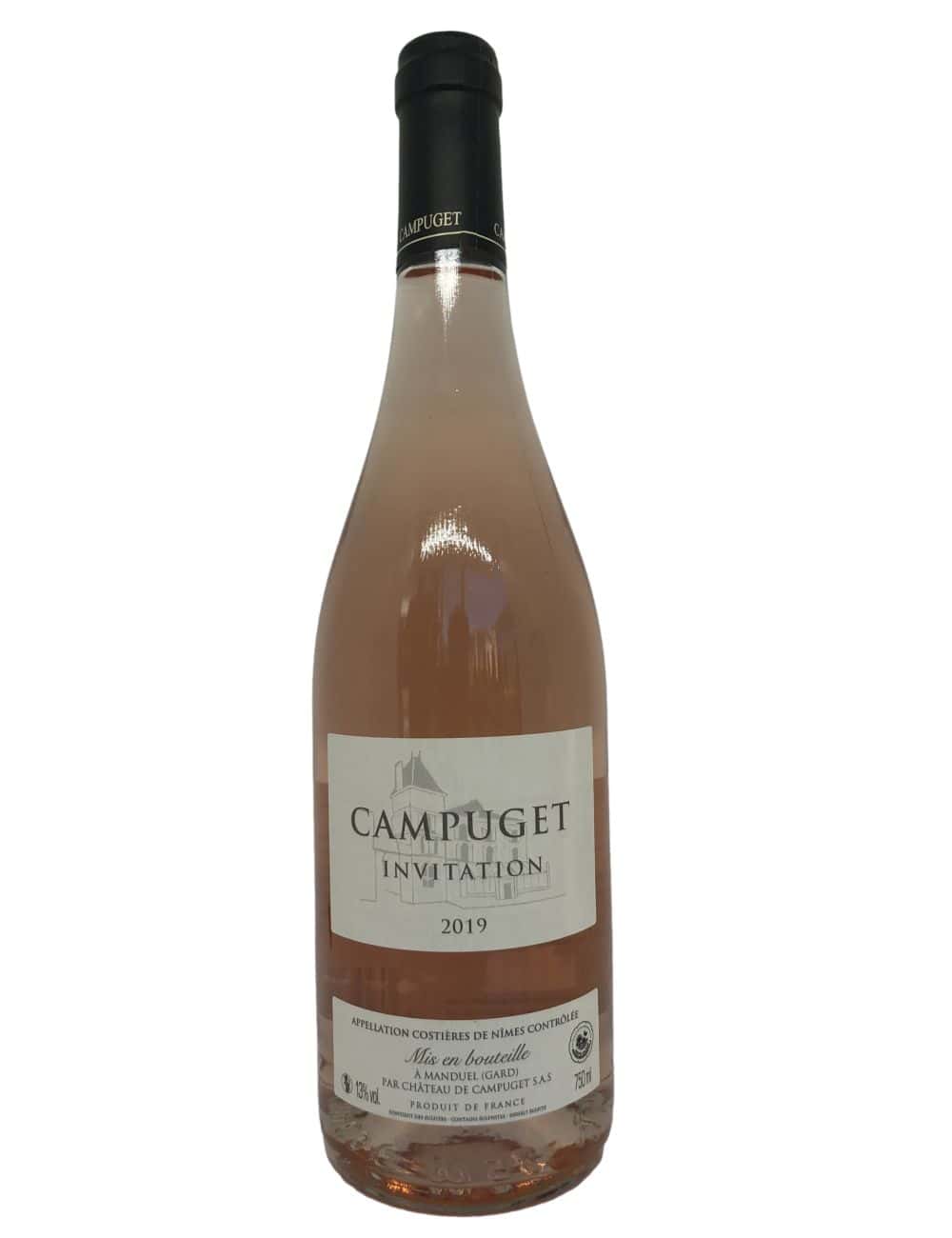 Invitation Rosé 75 cl - Château de Campuget