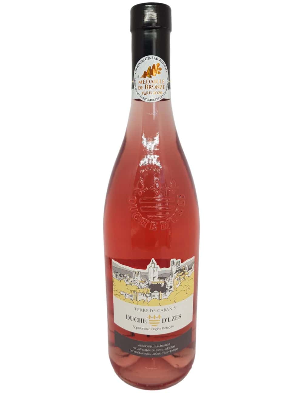 Terre de Cabanis Rosé 75 cl - Les Caves d'Euzet