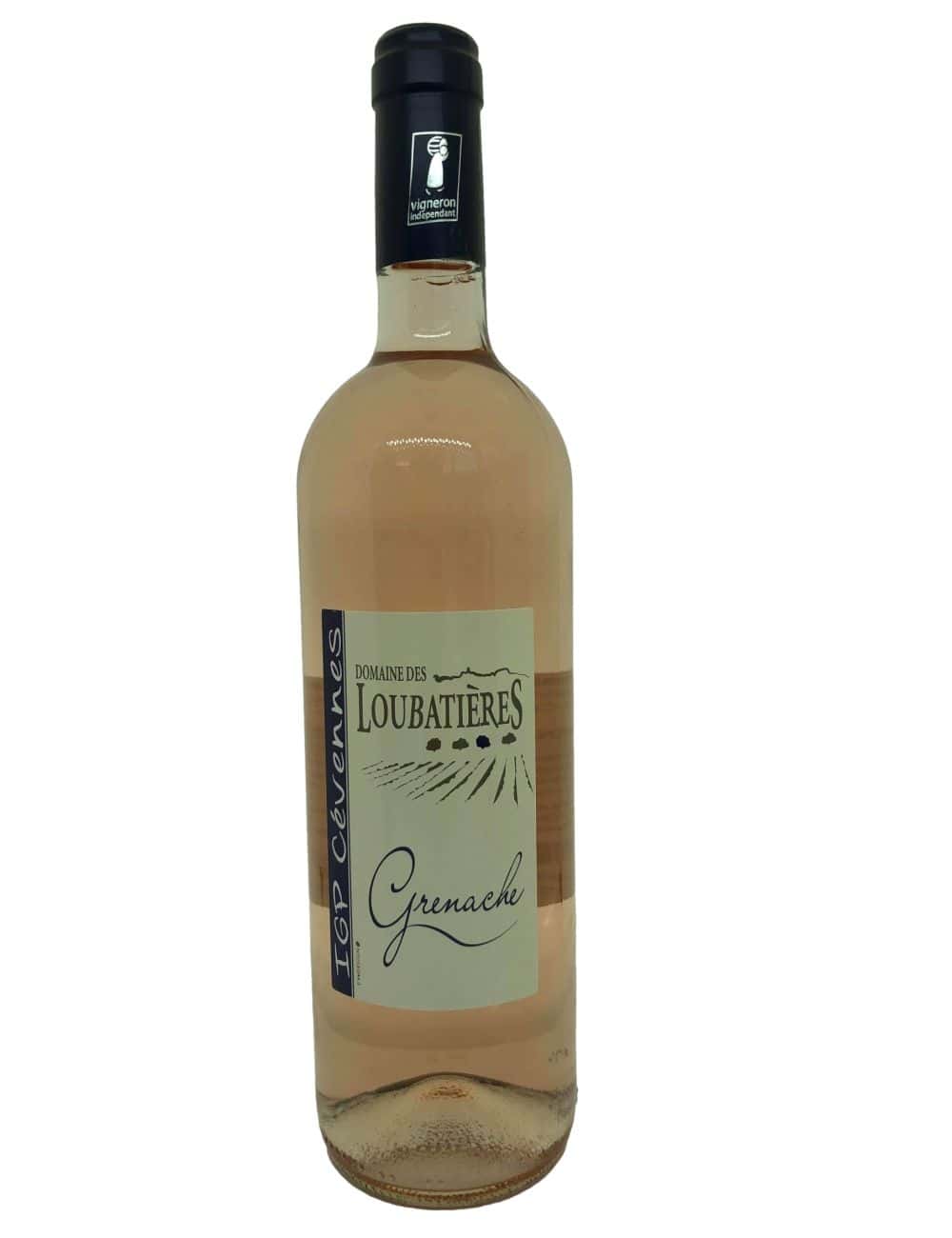 Grenache rosé - 75 cl - Domaine des Loubatières