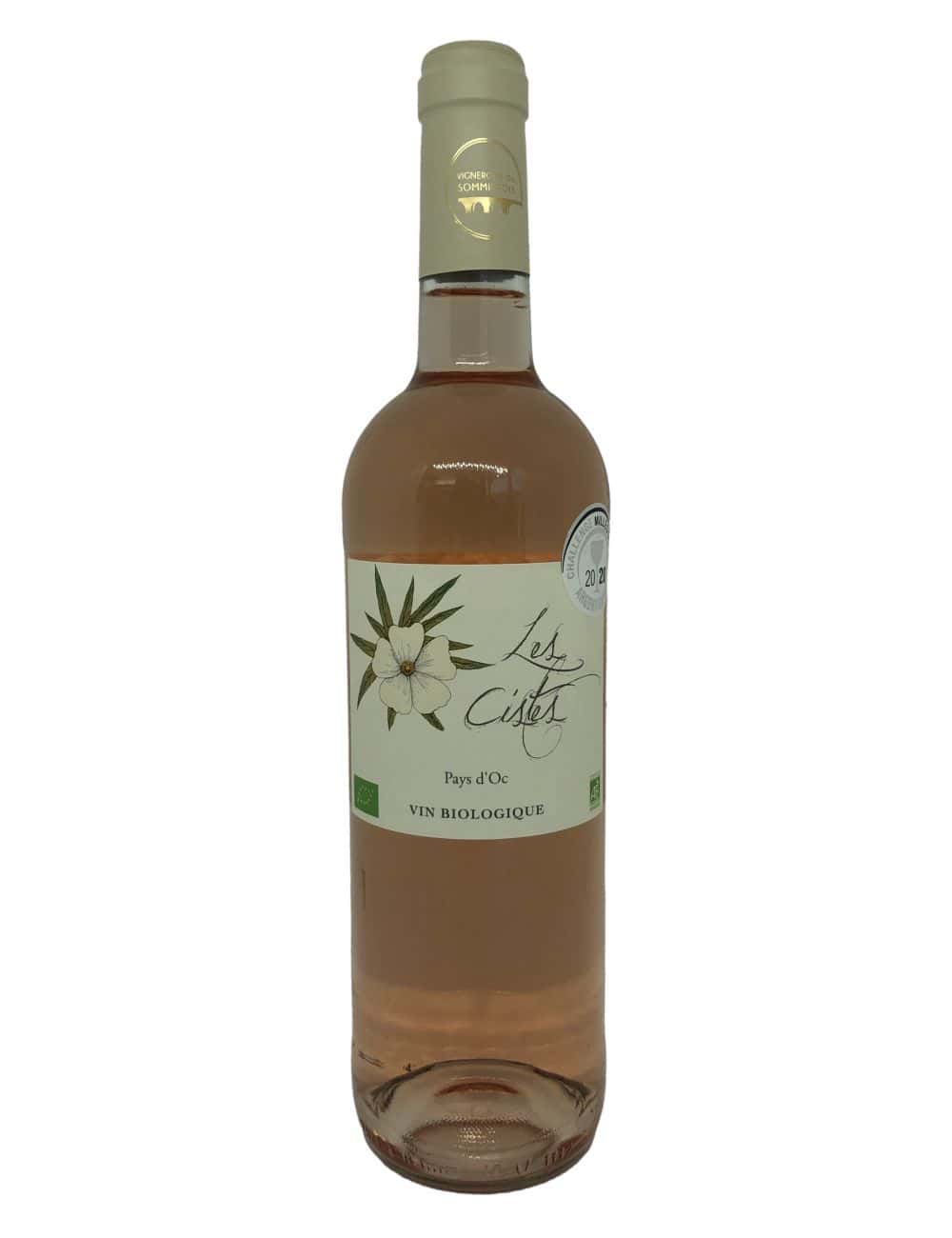 Les Cistes Rosé 75 cl - Les Vignerons du Sommiérois