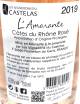 L'Amarante 75 cl - Vignerons du Castelas