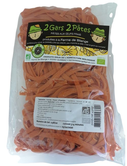 Tagliatelles Fraîches Piment