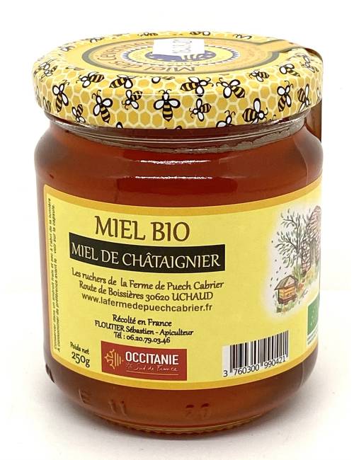 Miel de Chataignier bio 250g