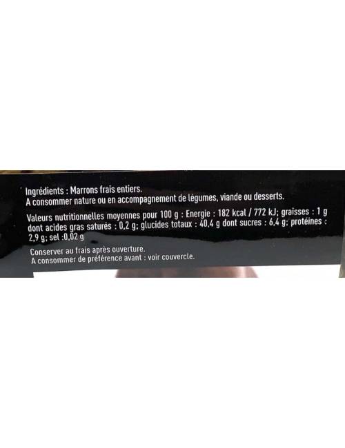 Marrons des Cévennes au naturel 430g