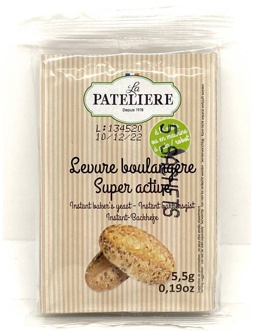 Levure boulangère super active 5x5,5g