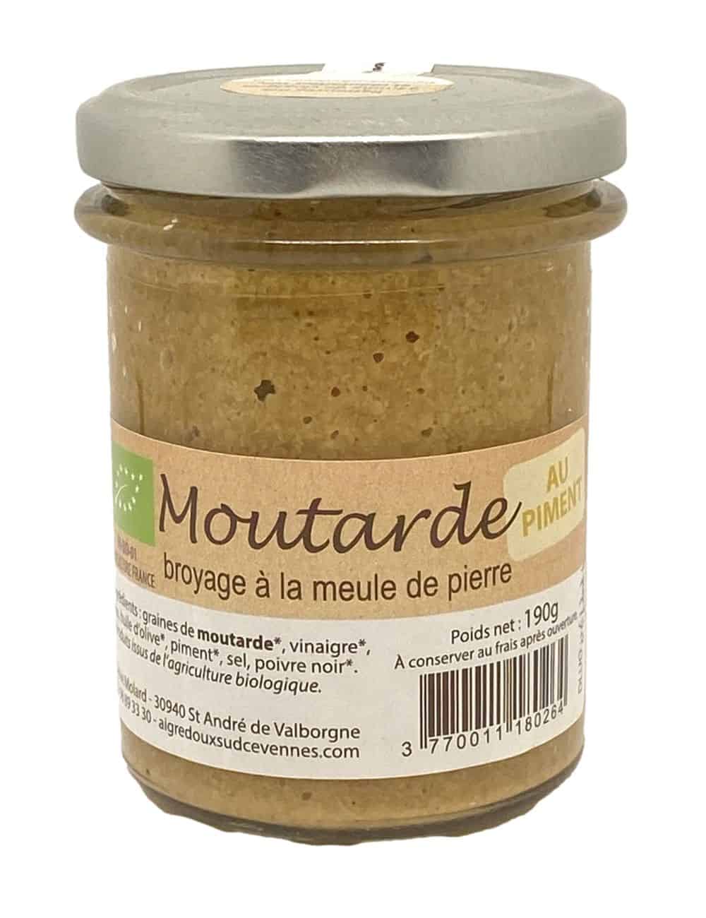 Moutarde au piment 190g