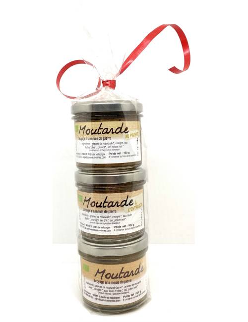 Coffret 3 moutardes