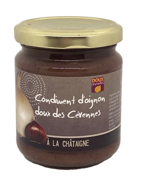 Confit d'oignon doux à la Châtaigne 210g