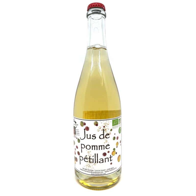 Jus de pomme pétillant Bio 75cl