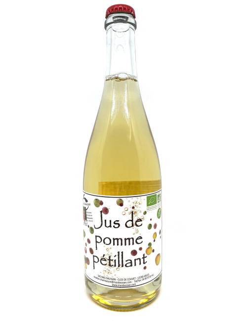 Jus de pomme pétillant Bio 75cl