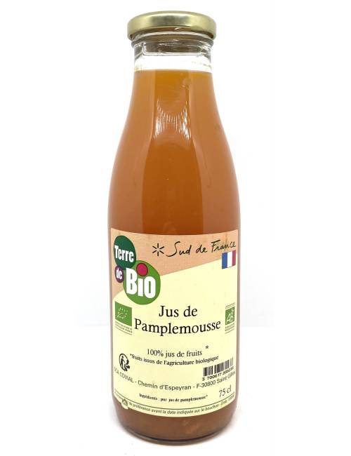 Jus de pamplemousse bio 75cl