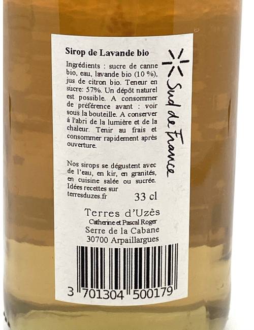 Sirop de lavande bio 33cl