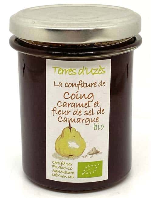 Confiture coing caramel et fleur de sel bio 200G