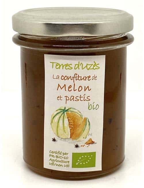 Confiture de Melon et pastis bio 200G
