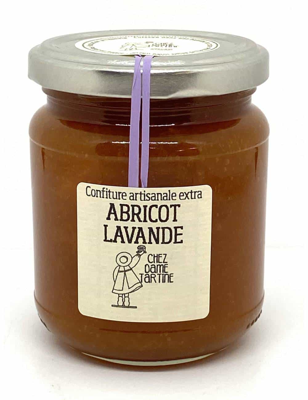 Confiture d'abricot lavande 250g