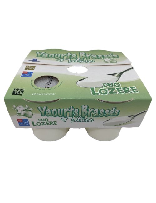 Yaourt brassé nature 4x125g