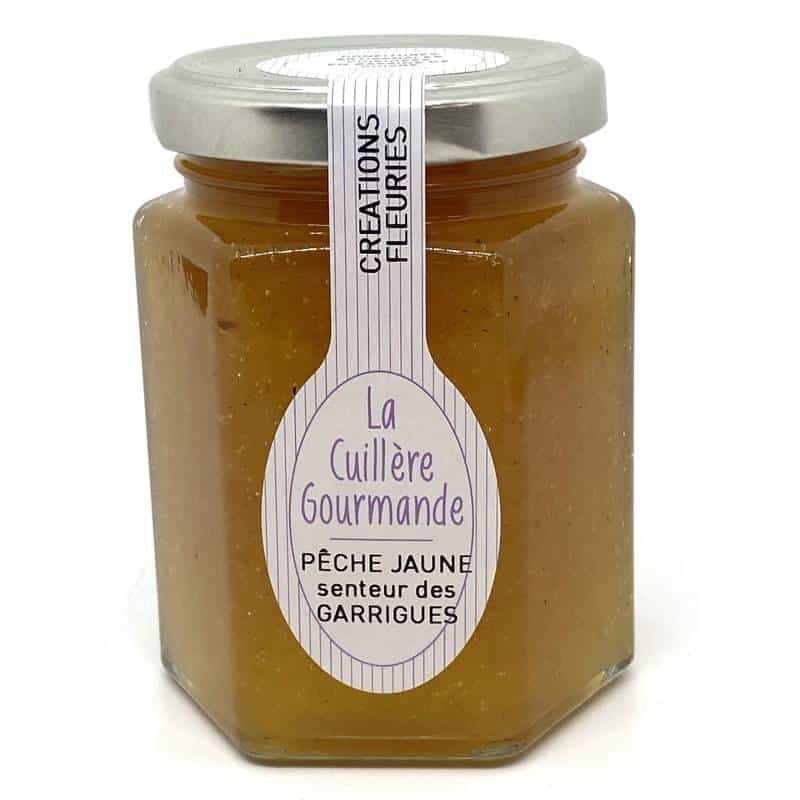 Confiture Pêche jaune 225g