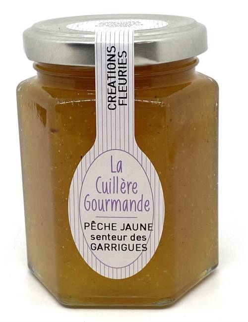 Confiture Pêche jaune 225g