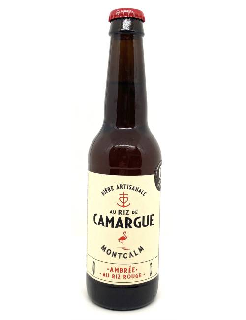 Bière au riz rouge Ambrée 33cl - Domaine de Montcalm