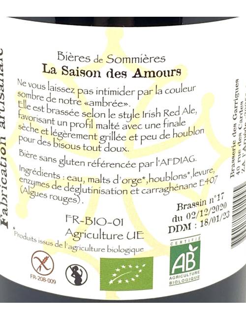 Saison des amours 75cl - Brasserie des garrigues