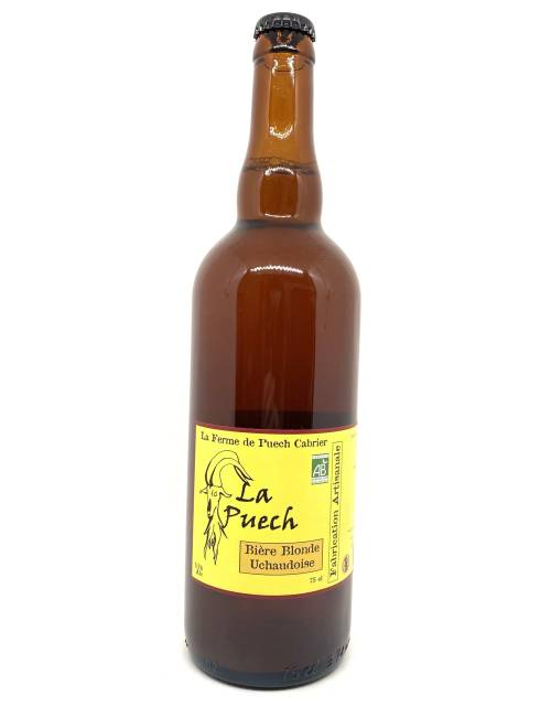 Bière blonde Puech Cabrier Bio - 75 cl