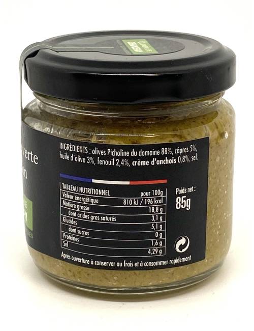 Tapenade verte Tradition 85g