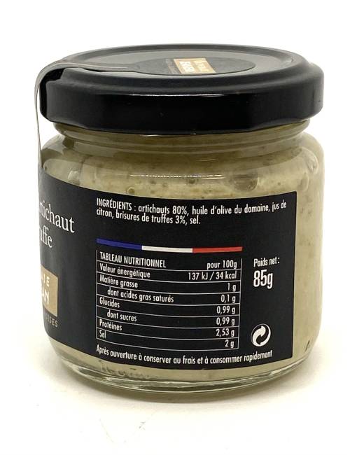Tapenade Délice d'Artichaud à la Truffe 85g