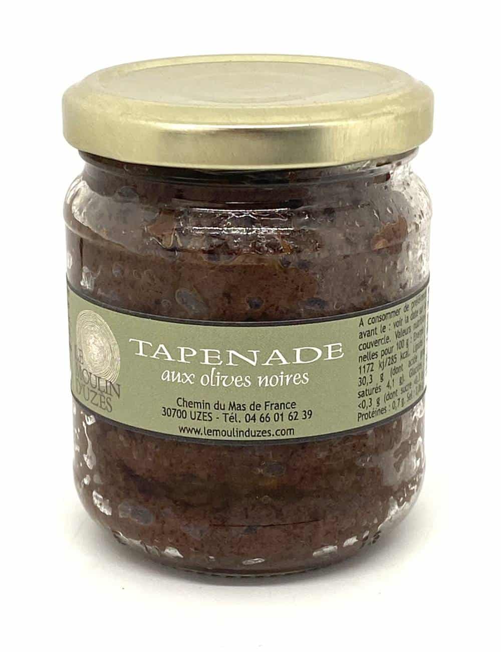 Tapenade aux olives noires 180g