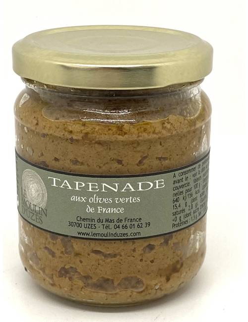 Tapenade aux olives vertes 180g