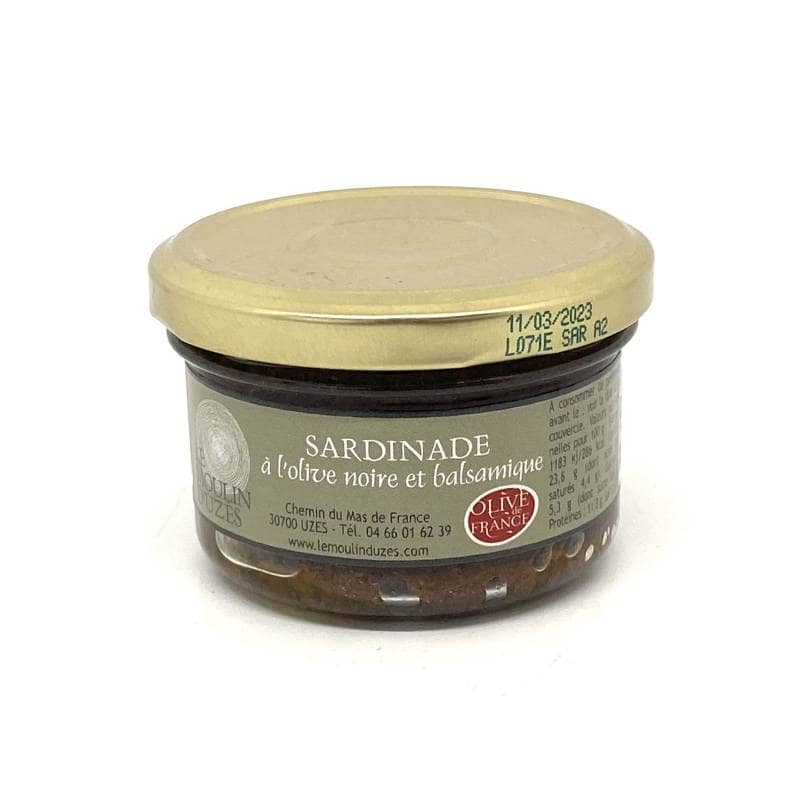 Sardinade à l'olive noire et balsamique 90g