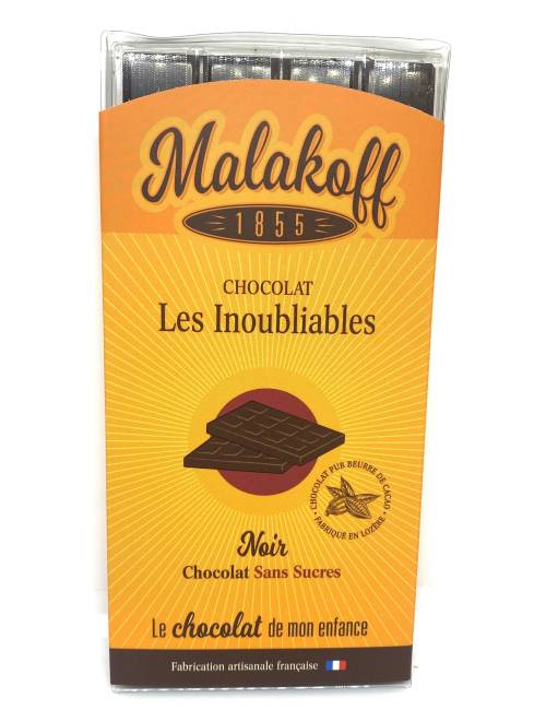 Tablette Noir sans sucres 90g