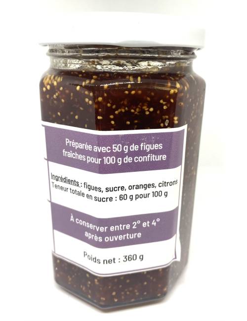 Confiture de Figue au Miel, pot de 250g