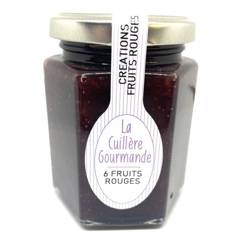 Confiture aux 6 fruits rouges 225g